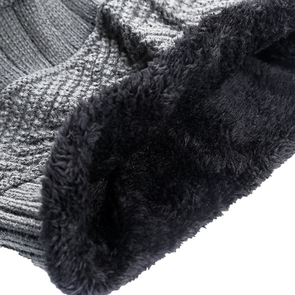 Winter Knitting Skull Cap Wool Slouchy Beanie Hat - Picture 4 of 8